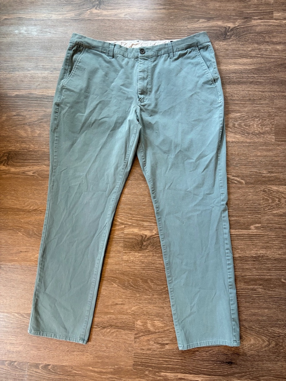 Bonobos Mens 40x32 Sage Green Slim Chinos Golf Office Coastal Prep Pants